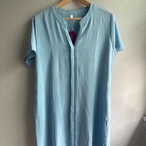 Light Blue Women's Mini Dress